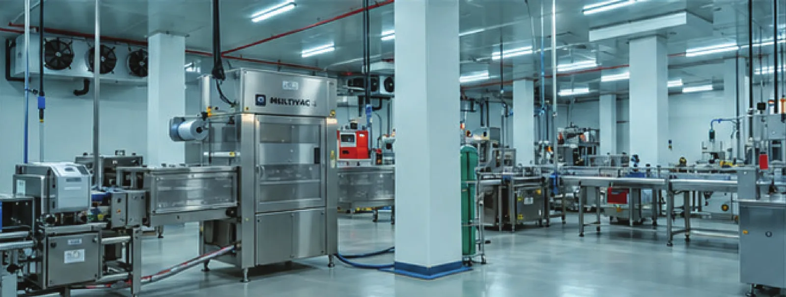 Automated processing and packaging lines inside the Trecõt factory